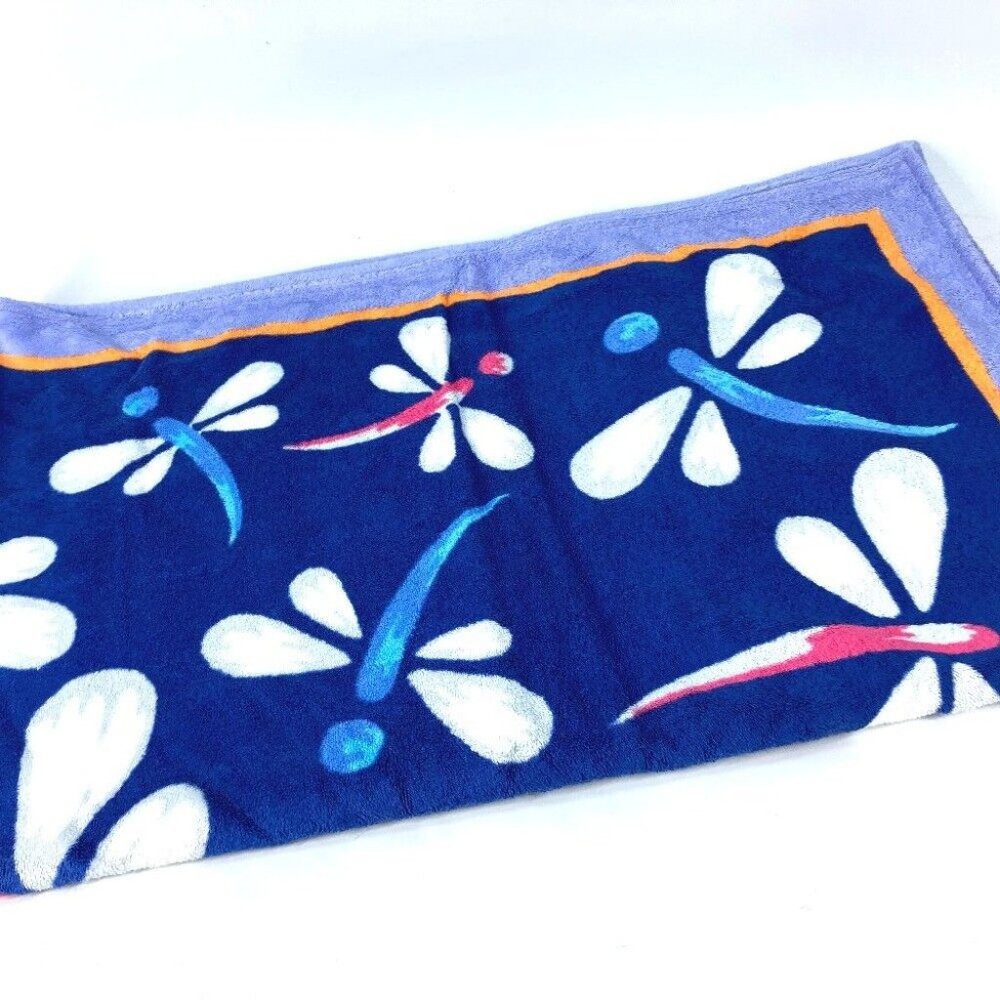Auth PATEK PHILIPPE Overall handle Bath towel Interior Throw Blanket blue/pink - Picture 2 of 7